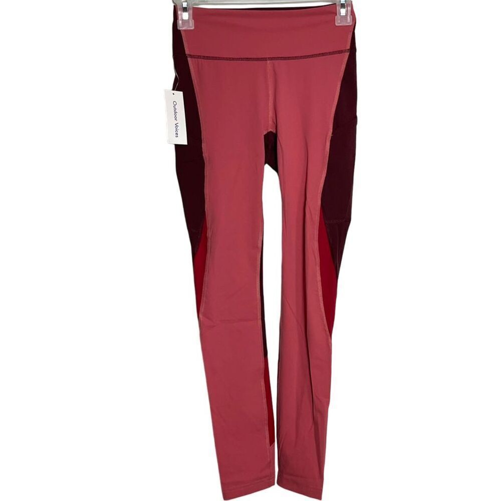NWT Women's Outdoor Voices Color Block High-Rise Leggings